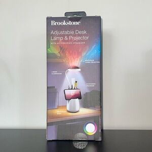 Brookstone Adjustable Desk Lamp & Projector